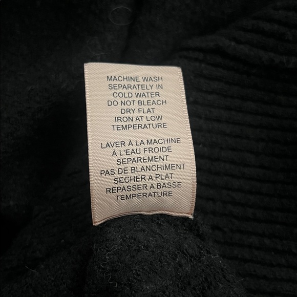 Philosophy M black Asymmetrical turtleneck sweater - Picture 6 of 6